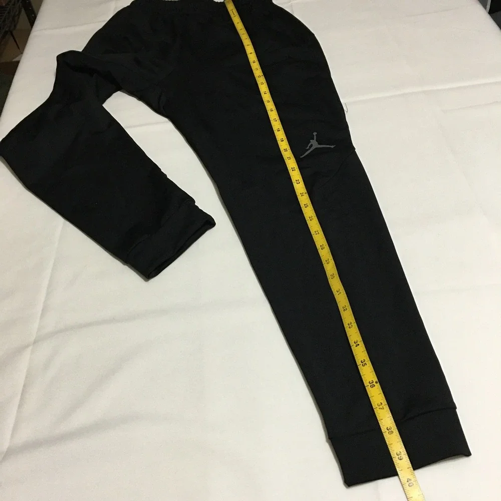 Nike Air Jordan Jumpman Dri-FIT Fleece Jogger Sweatpants Medium Black